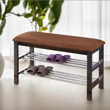 WashSneak - Wooden Shoe Stool